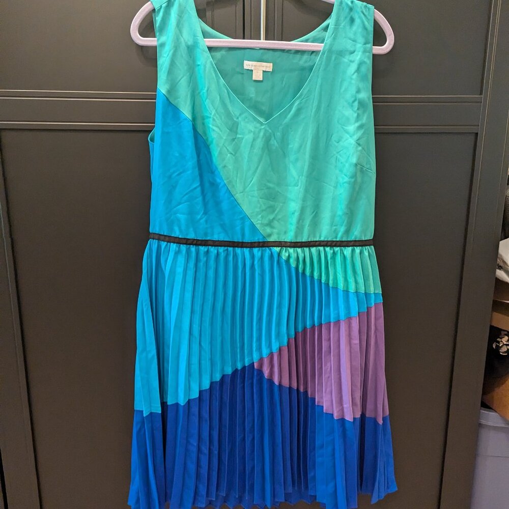 Pleated Skirt Dress